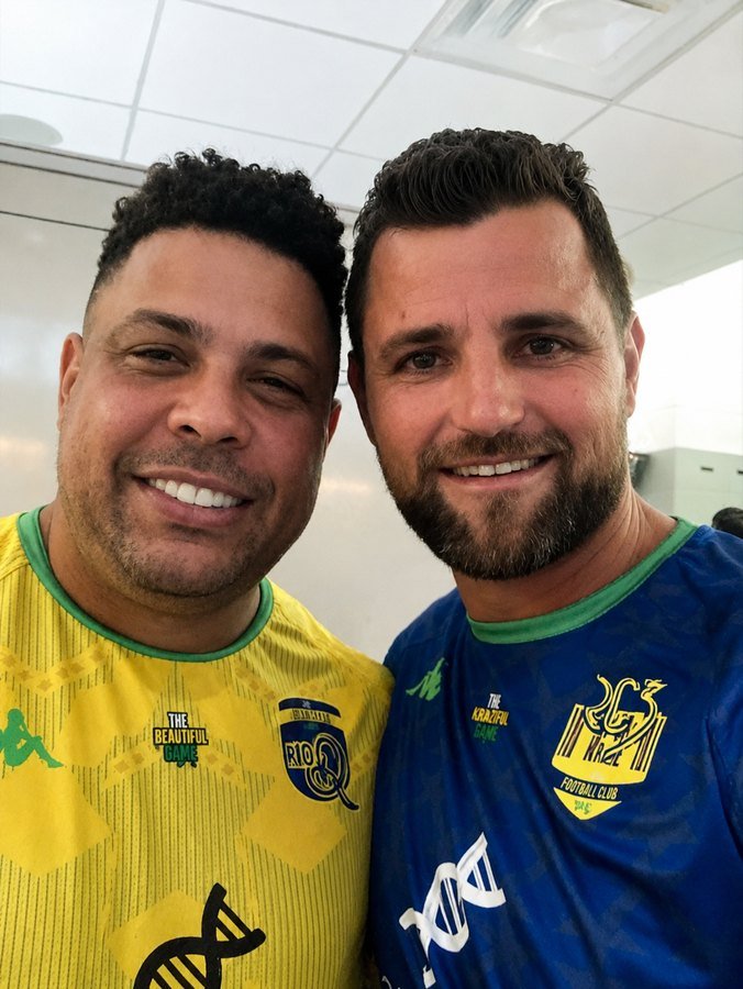 Devala Gorrick with Ronaldo